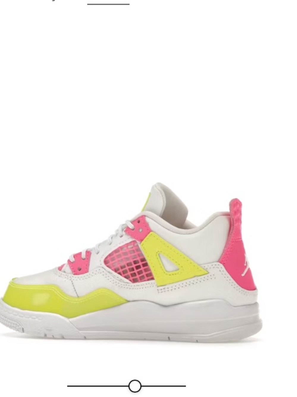 Jordan 4 Retro White Lemon Pink